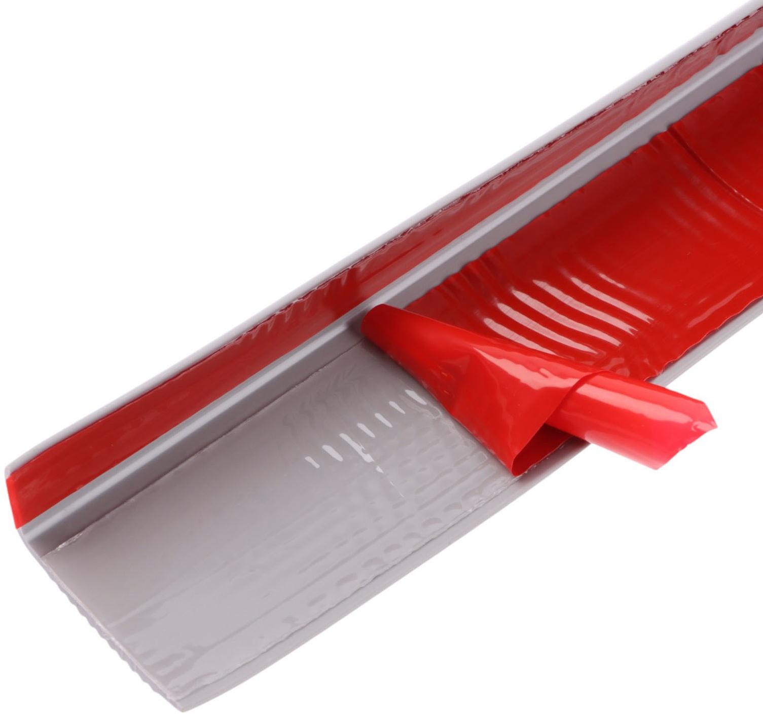 Набор накладок антискользящих угловых, 3шт, 1м, серые