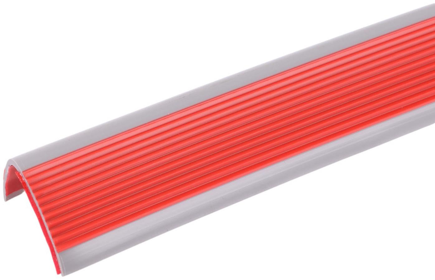 Набор накладок антискользящих угловых, 3шт, 1м, красные