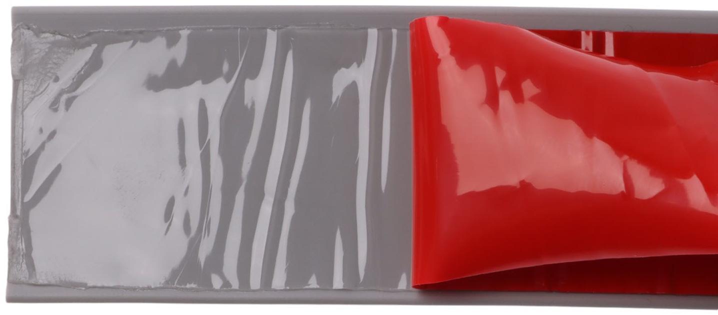 Накладка антискользящая на ступеньки прямая 100см/3см, серая