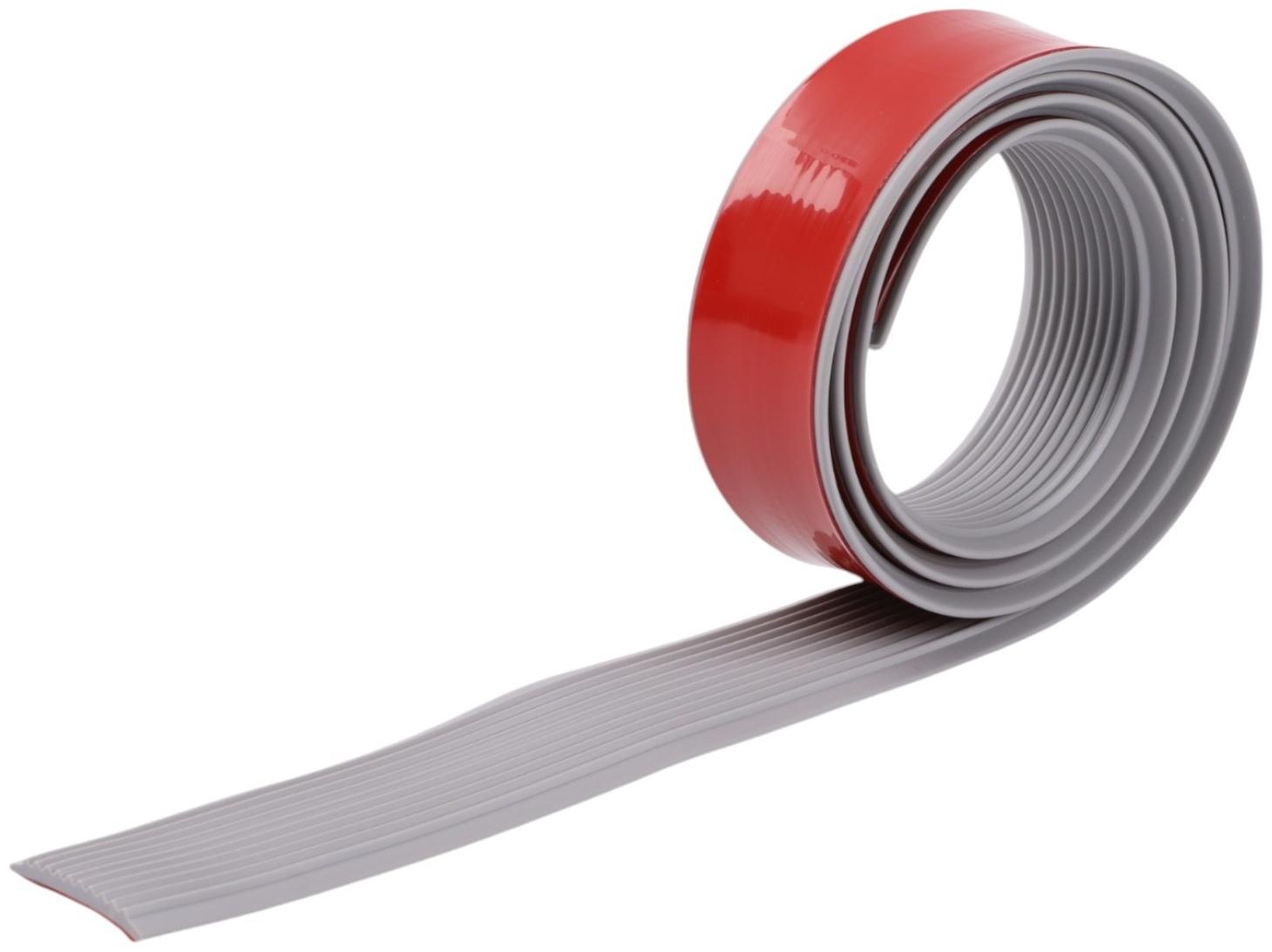 Накладка антискользящая на ступеньки прямая 100см/3см, серая