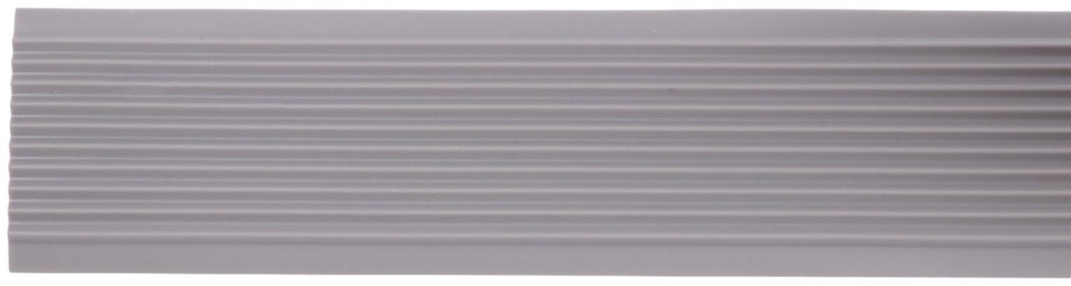 Накладка антискользящая на ступеньки прямая 100см/3см, серая