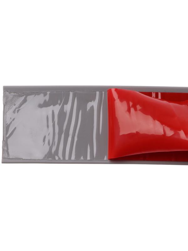 Накладка антискользящая на ступеньки прямая 100см/3см, серая