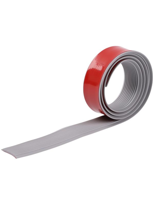 Накладка антискользящая на ступеньки прямая 100см/3см, серая