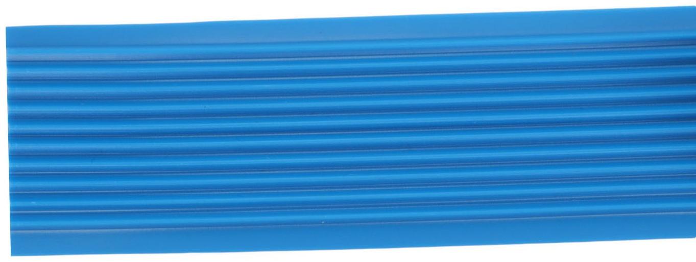 Накладка антискользящая на ступеньки прямая 100см/3см, синяя