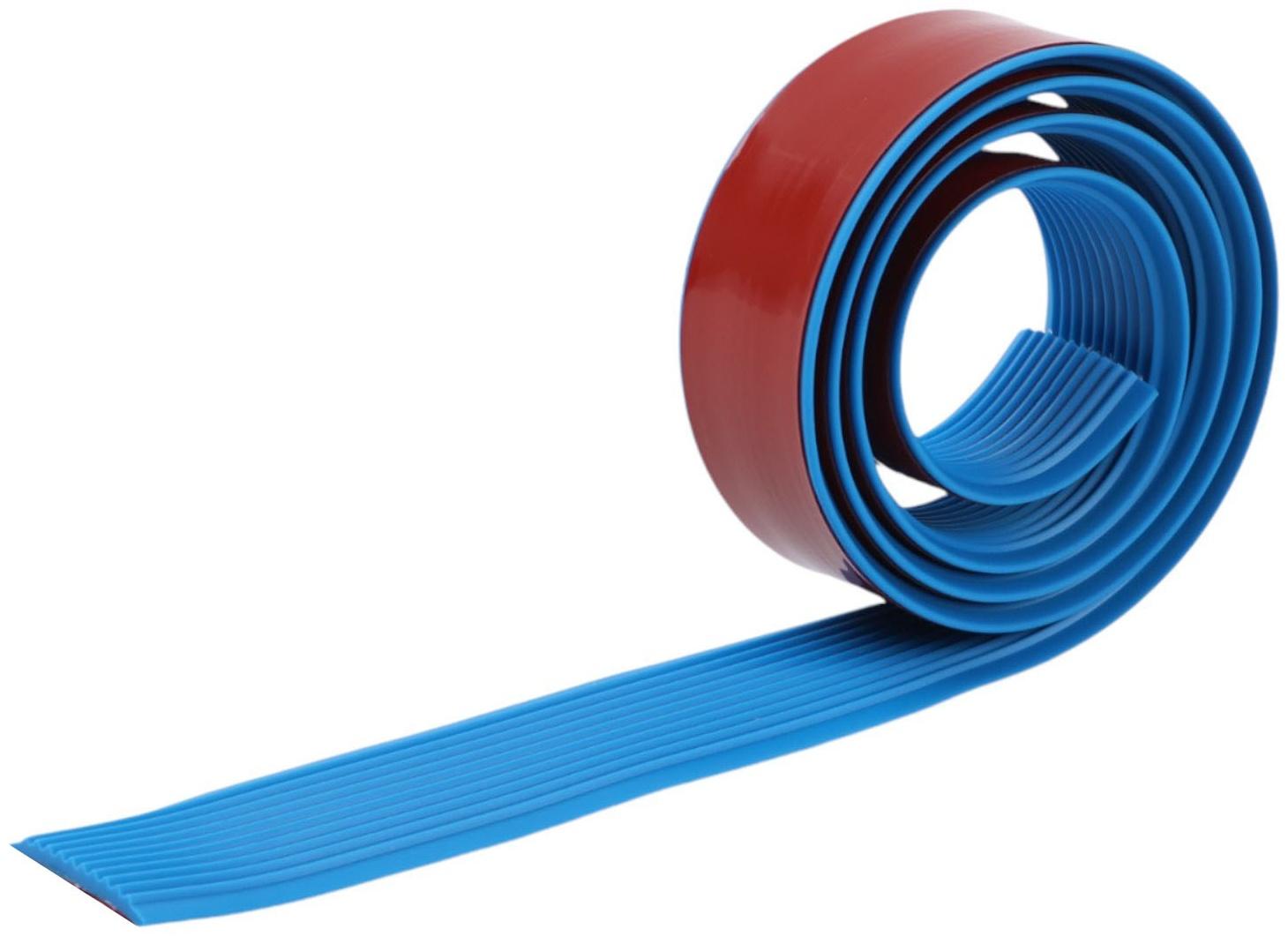 Накладка антискользящая на ступеньки прямая 100см/3см, синяя