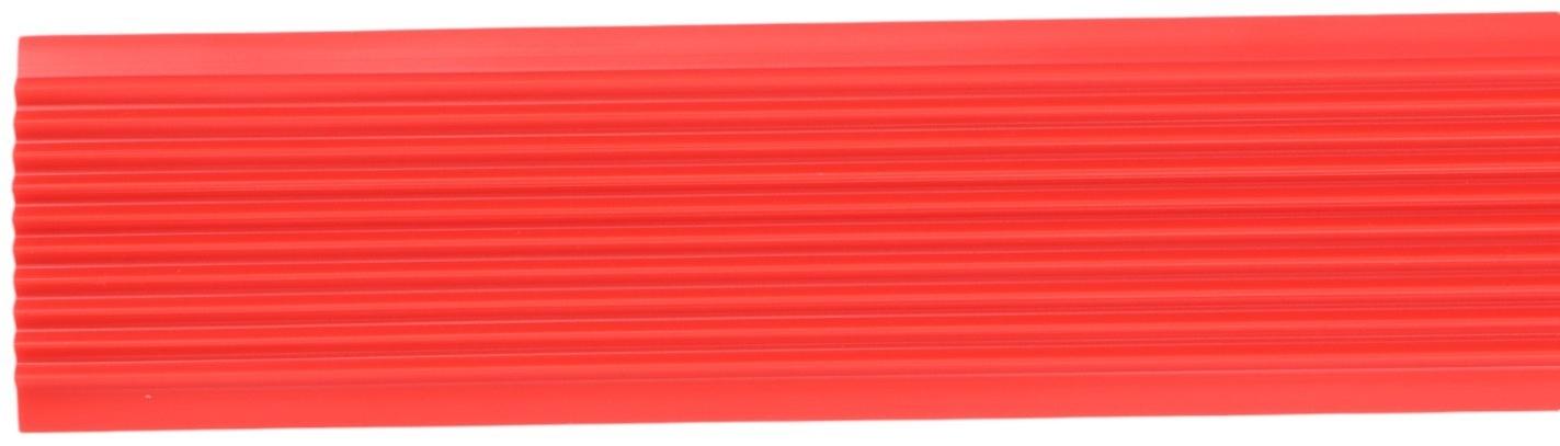 Накладка антискользящая на ступеньки прямая 100см/3см, красная