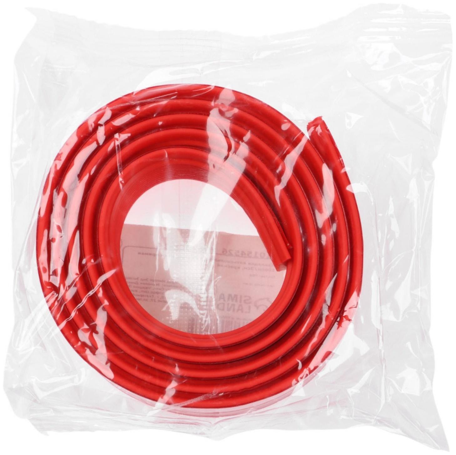 Накладка антискользящая на ступеньки прямая 100см/3см, красная