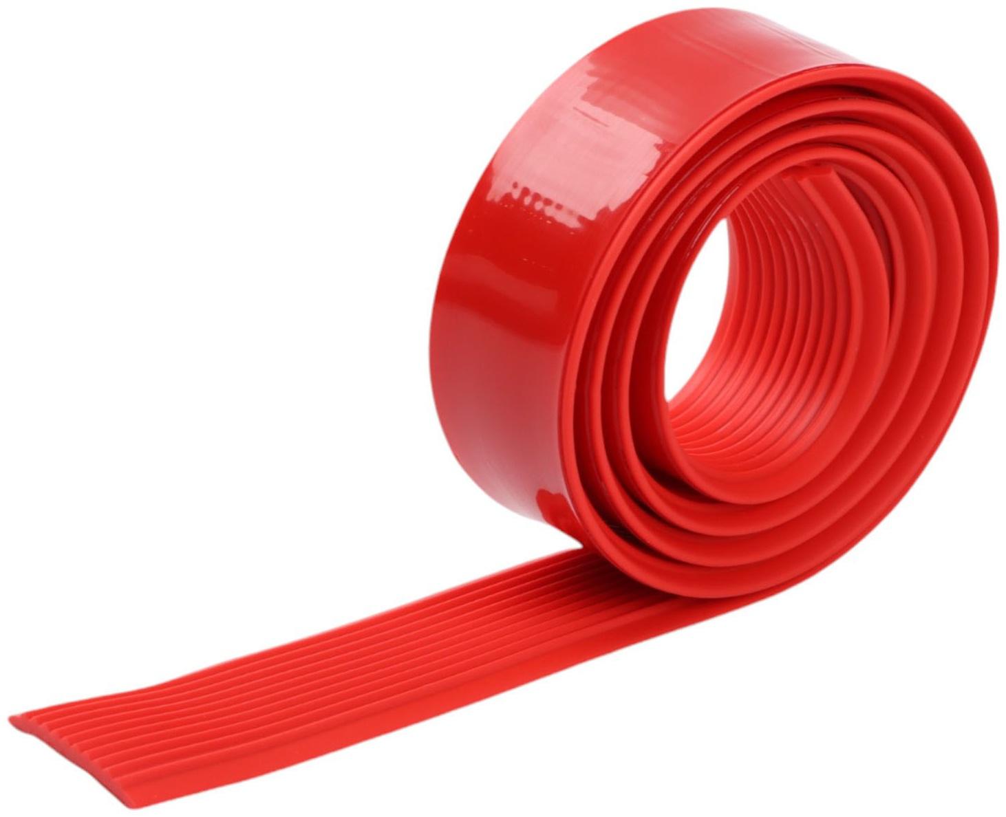 Накладка антискользящая на ступеньки прямая 100см/3см, красная