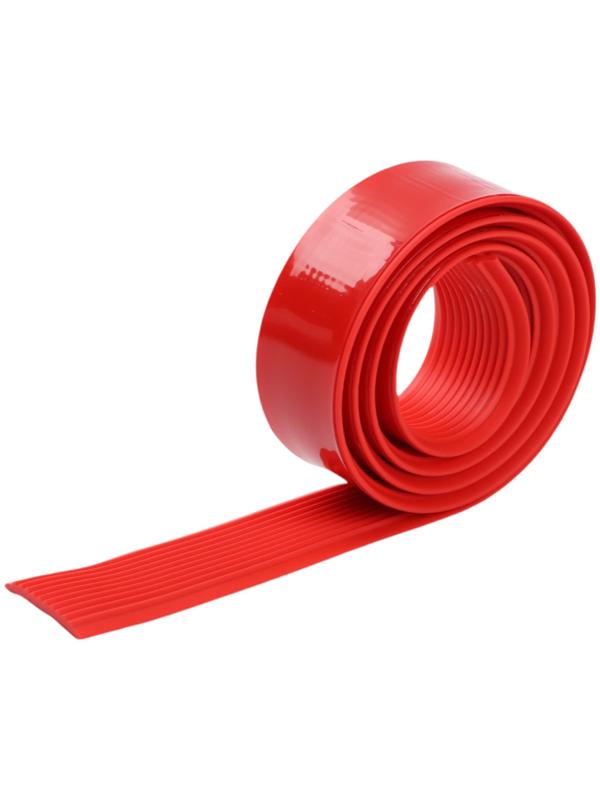 Накладка антискользящая на ступеньки прямая 100см/3см, красная