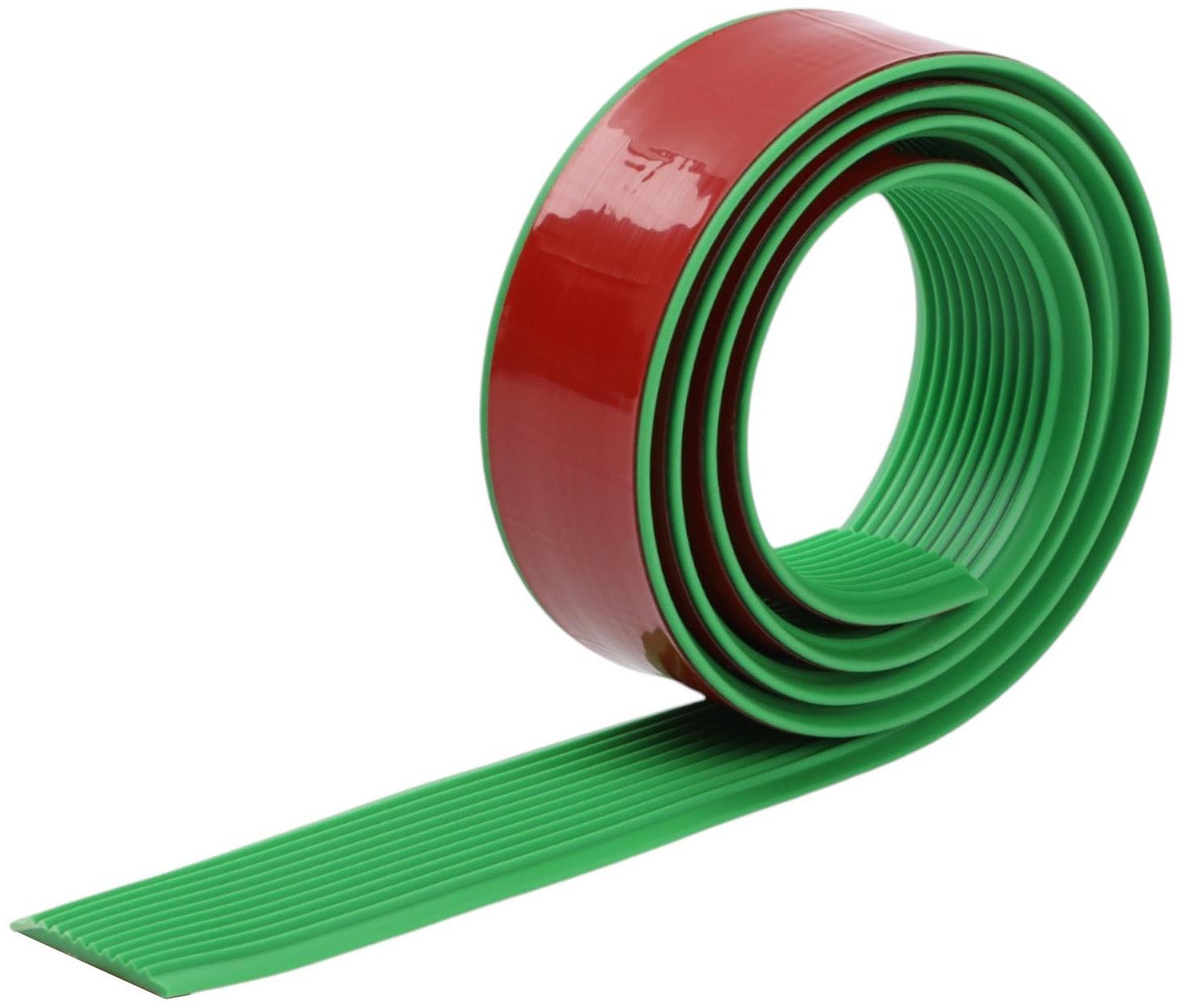 Накладка антискользящая на ступеньки прямая 100см/3см, зеленая