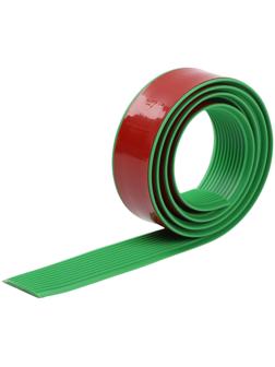 Накладка антискользящая на ступеньки прямая 100см/3см, зеленая