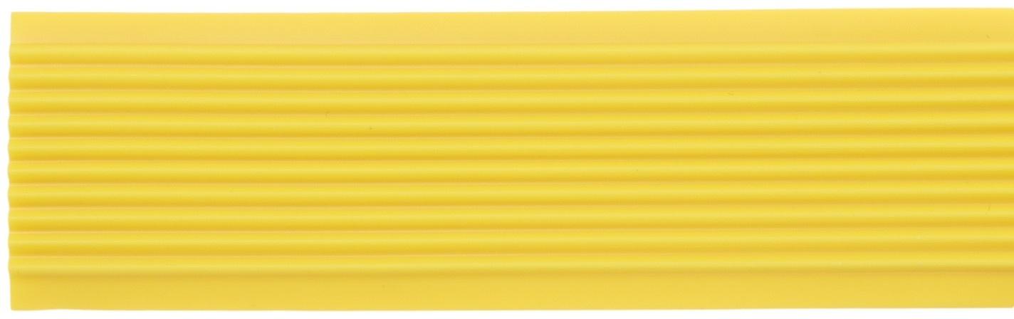 Накладка антискользящая на ступеньки прямая 100см/3см, желтая