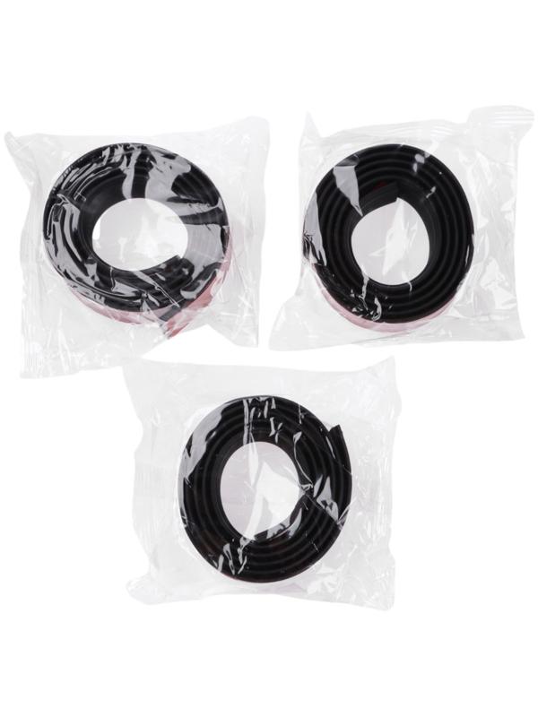 Набор накладок антискользящих 3шт., 100см/3см, черные