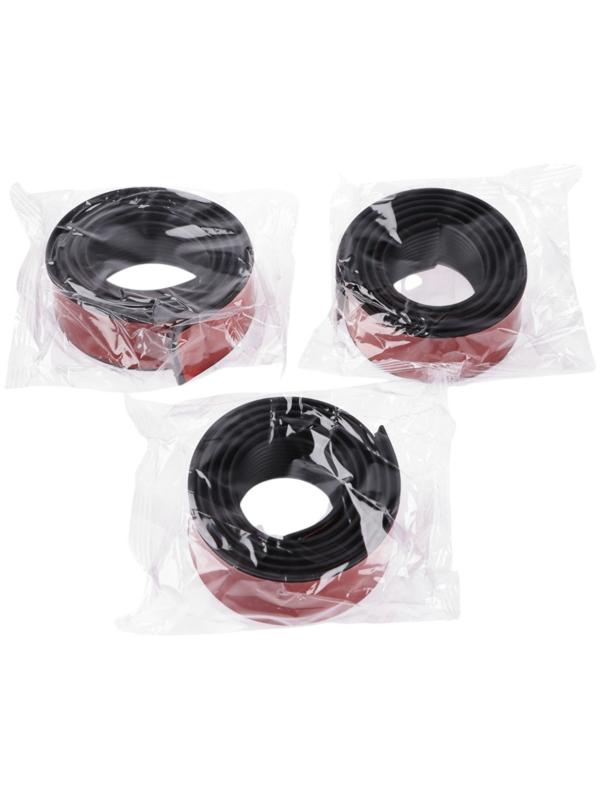 Набор накладок антискользящих 3шт., 100см/3см, черные