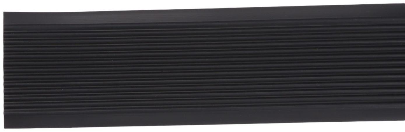 Накладка антискользящая на ступеньки прямая 100см/4см, черная