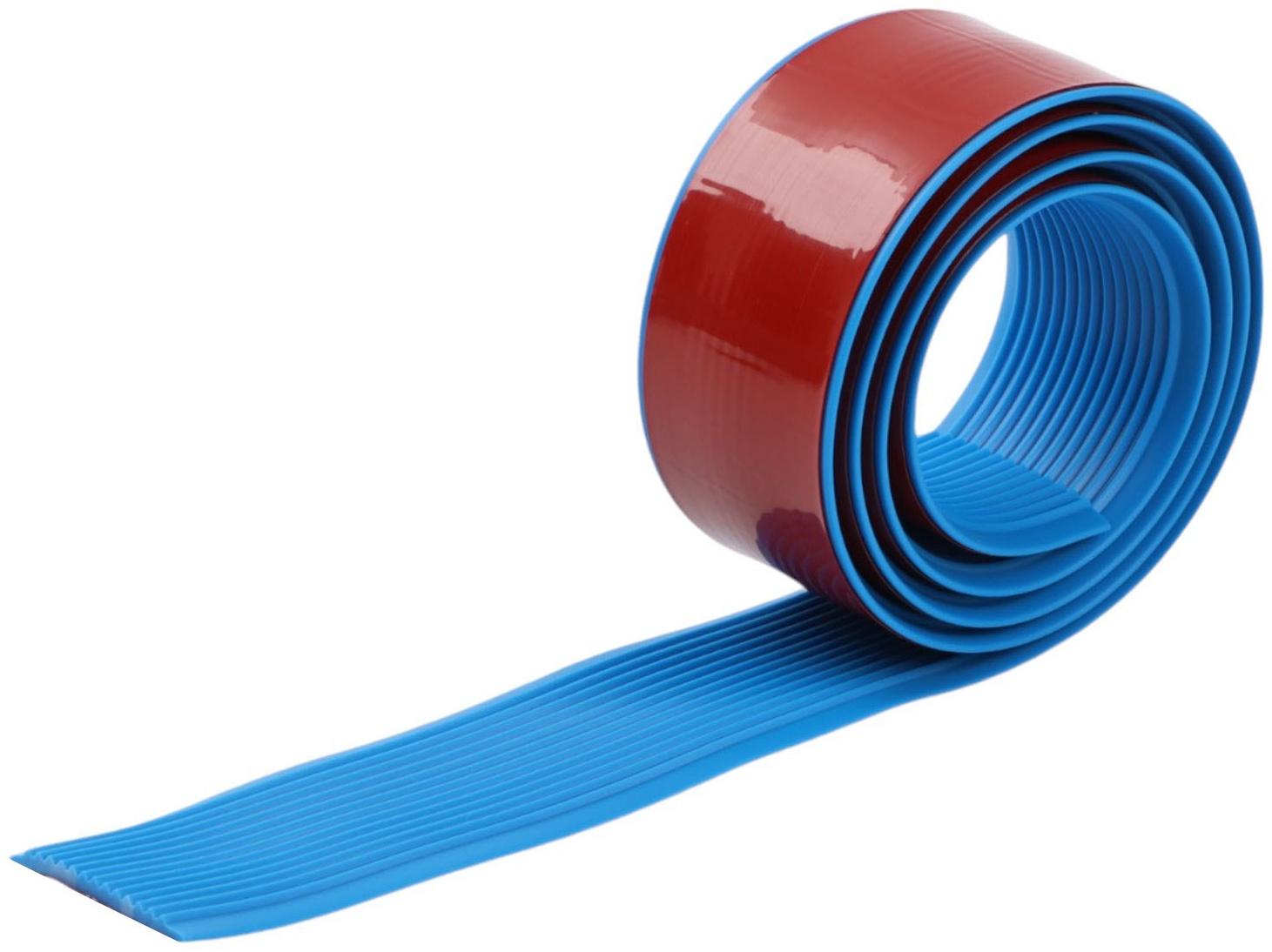 Накладка антискользящая на ступеньки прямая 100см/4см, синяя