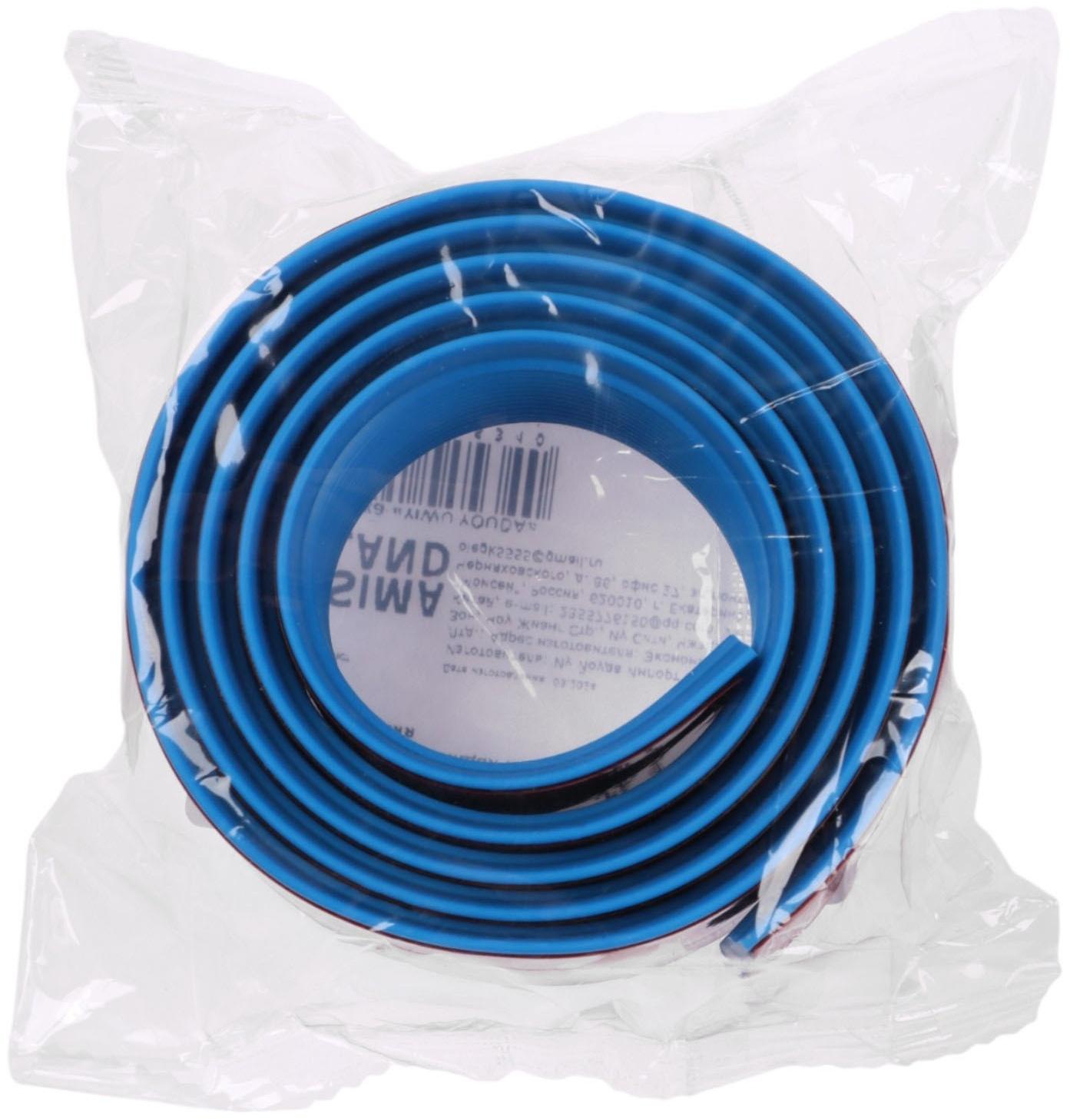 Накладка антискользящая на ступеньки прямая 100см/4см, синяя