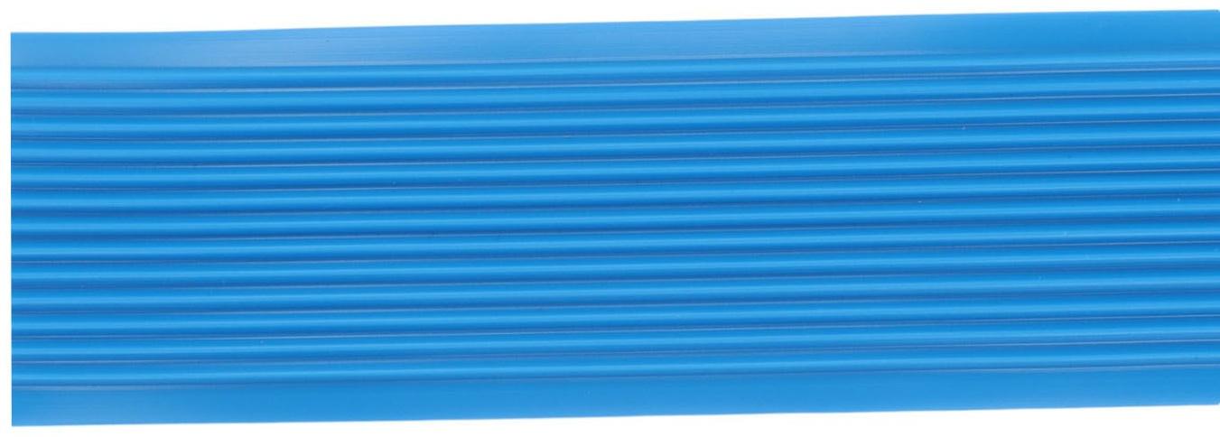 Накладка антискользящая на ступеньки прямая 100см/4см, синяя