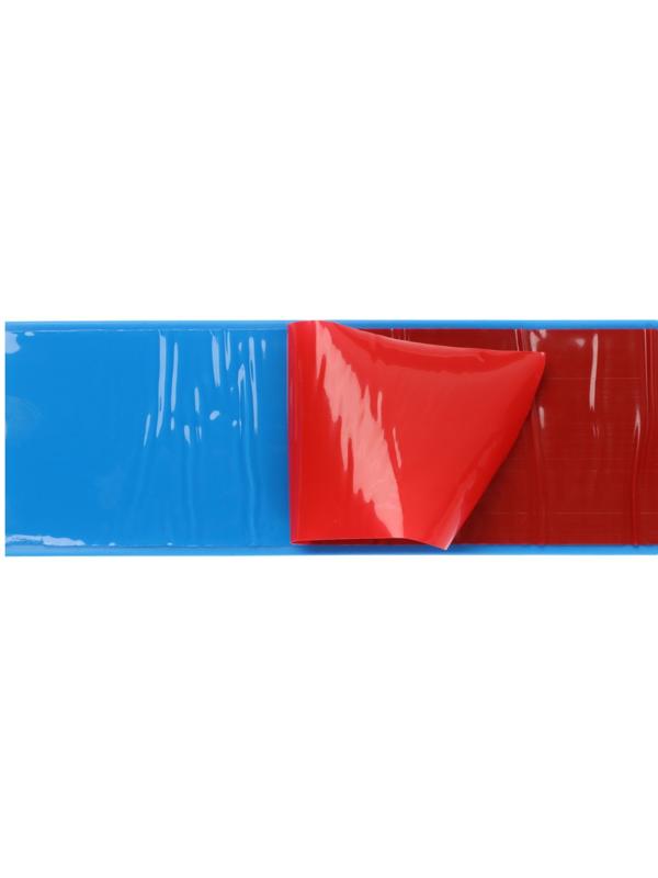 Накладка антискользящая на ступеньки прямая 100см/4см, синяя