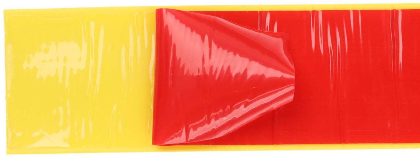 Накладка антискользящая на ступеньки прямая 100см/4см, желтая