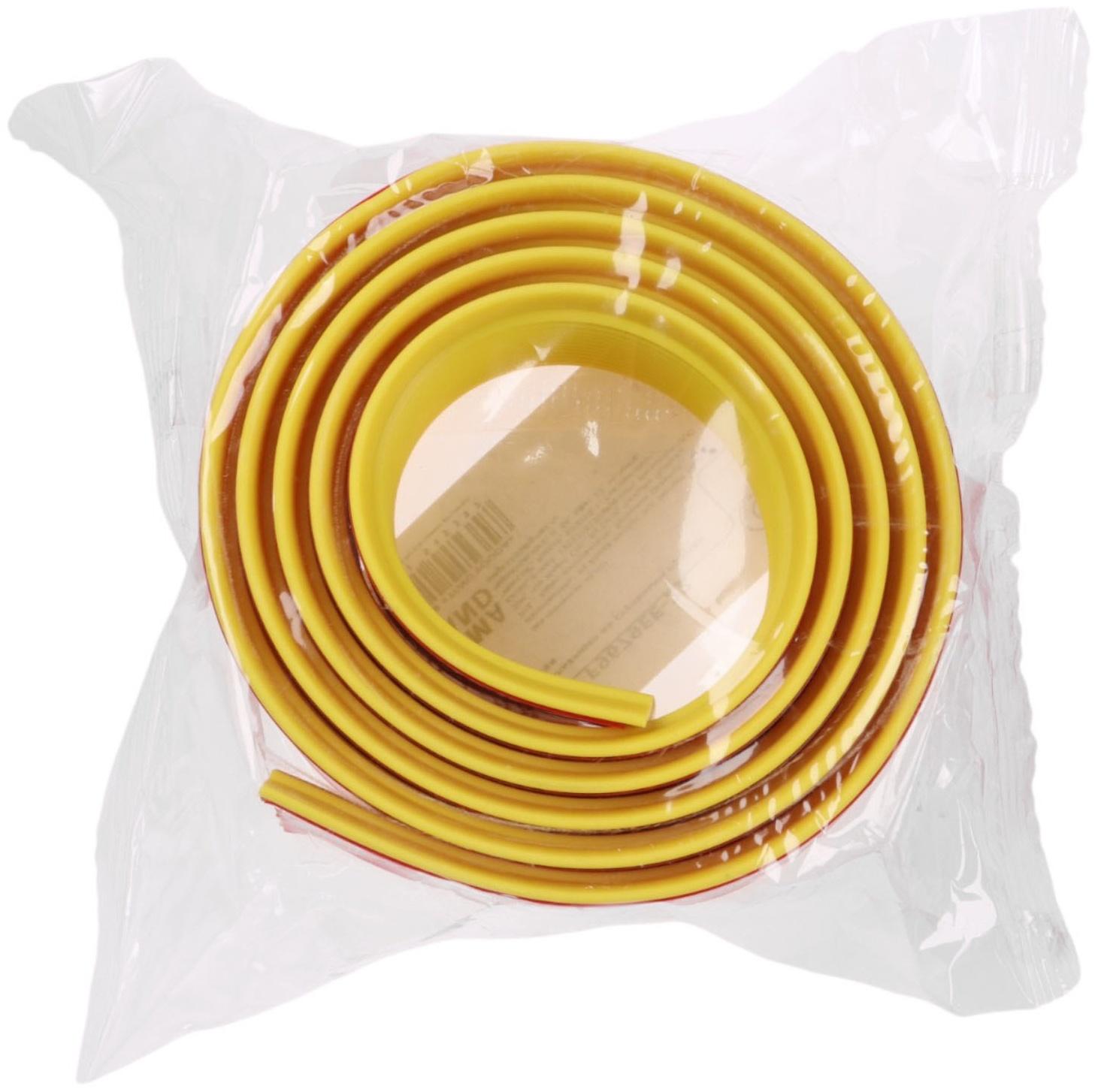 Накладка антискользящая на ступеньки прямая 100см/4см, желтая