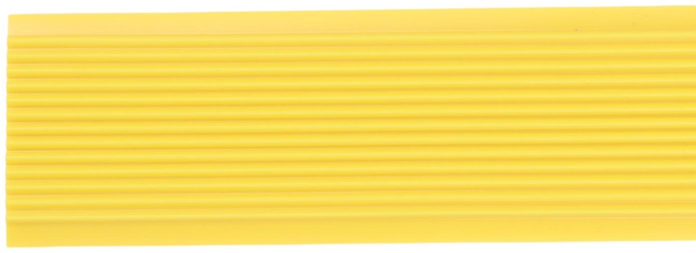 Накладка антискользящая на ступеньки прямая 100см/4см, желтая