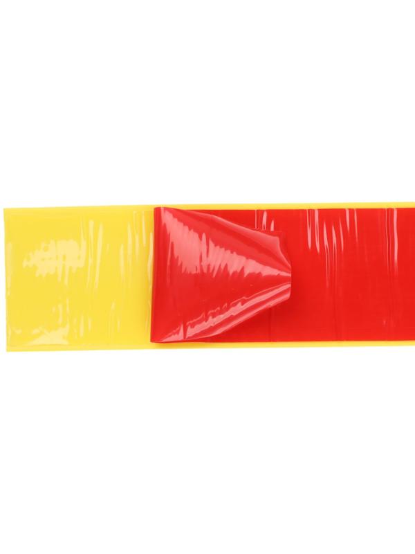 Накладка антискользящая на ступеньки прямая 100см/4см, желтая