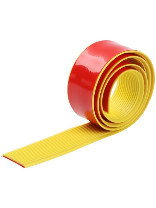 Накладка антискользящая на ступеньки прямая 100см/4см, желтая