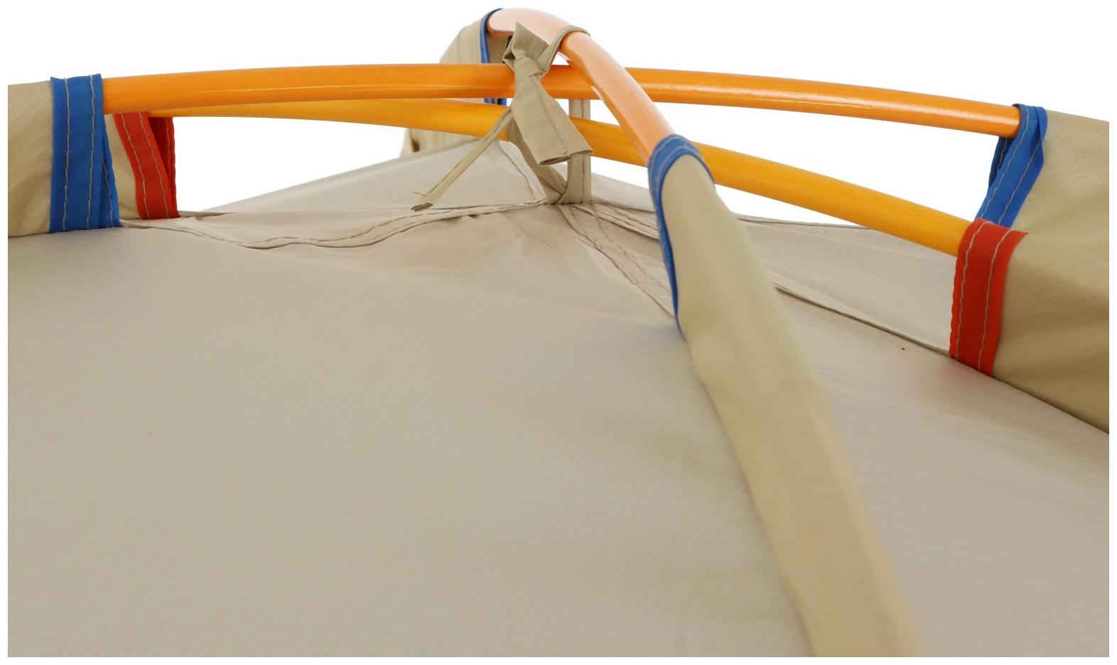 Палатка туристическая, кемпинговая maclay volga cool 4, 4-местная, с тамбуром