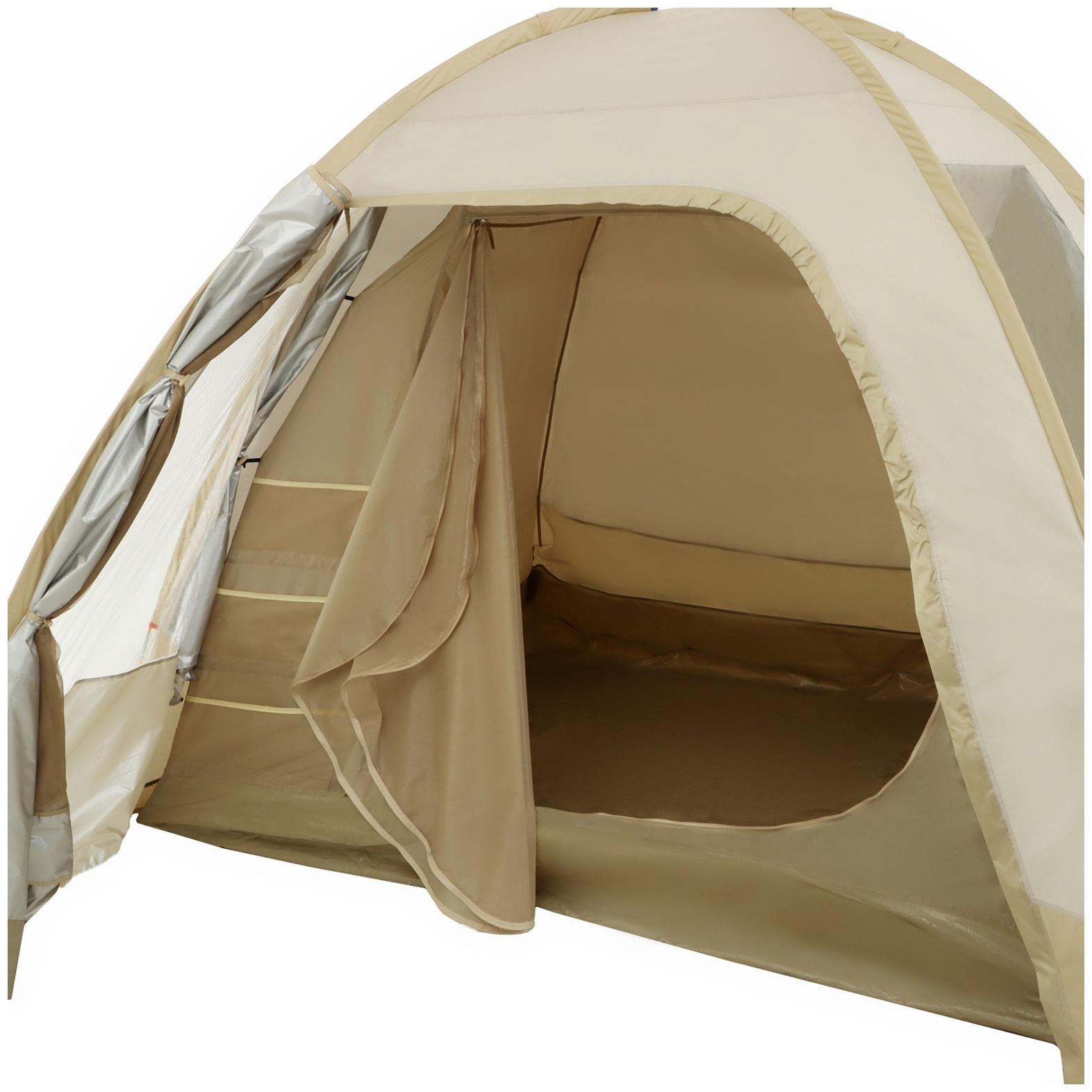 Палатка туристическая, кемпинговая maclay volga cool 4, 4-местная, с тамбуром