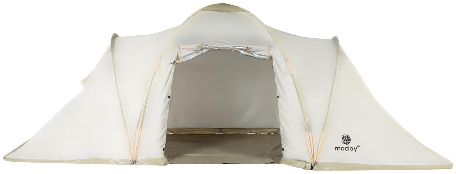 Палатка туристическая, кемпинговая maclay enisey cool 4, 4-местная, с тамбуром