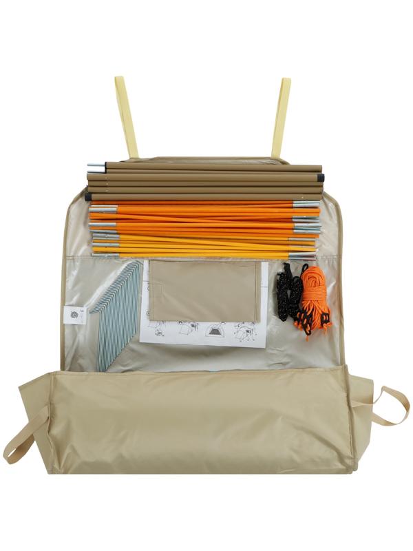 Палатка туристическая, кемпинговая maclay enisey cool 4, 4-местная, с тамбуром