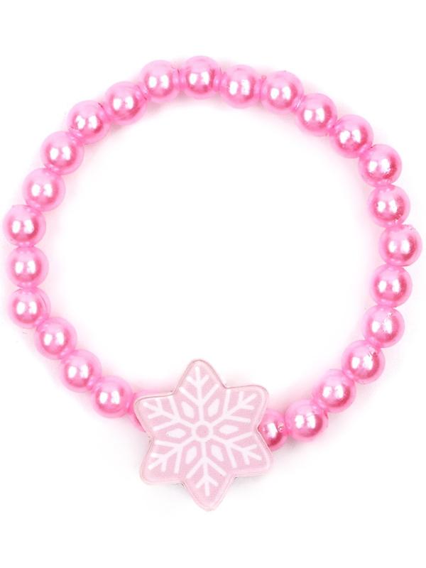 Браслет и бусы новогодние «Маленькой снежинке» на Новый год, 11 х 14 см