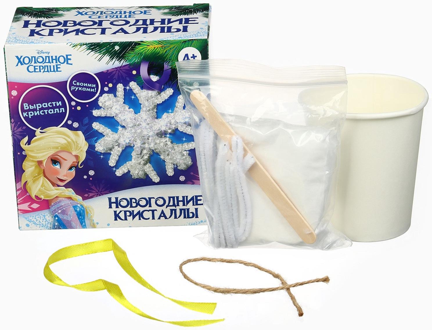 Выращивание новогодних кристаллов «Холодное сердце. Эльза», набор для опытов