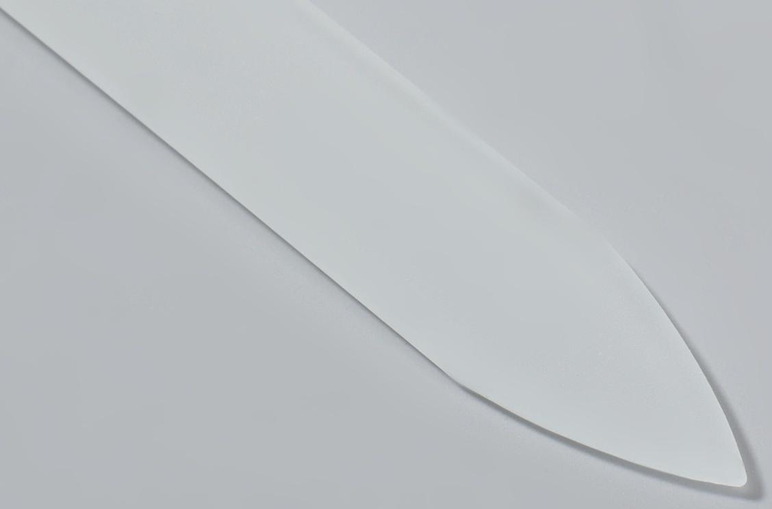 Пилка стеклянная для ногтей, 14.2 см, в футляре, чёрная