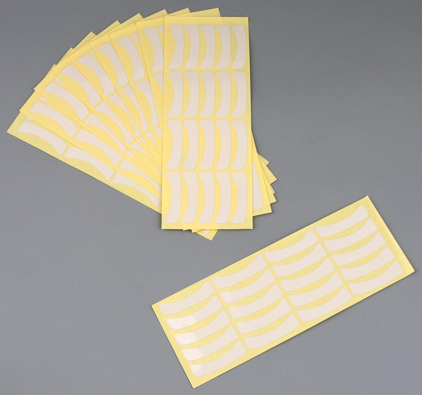 Патчи для изоляции нижних ресниц и макияжа, набор - 10 листов