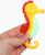 Прорезыватель силиконовый Крошка Я «Морской конёк», от 3 мес., жёлтый