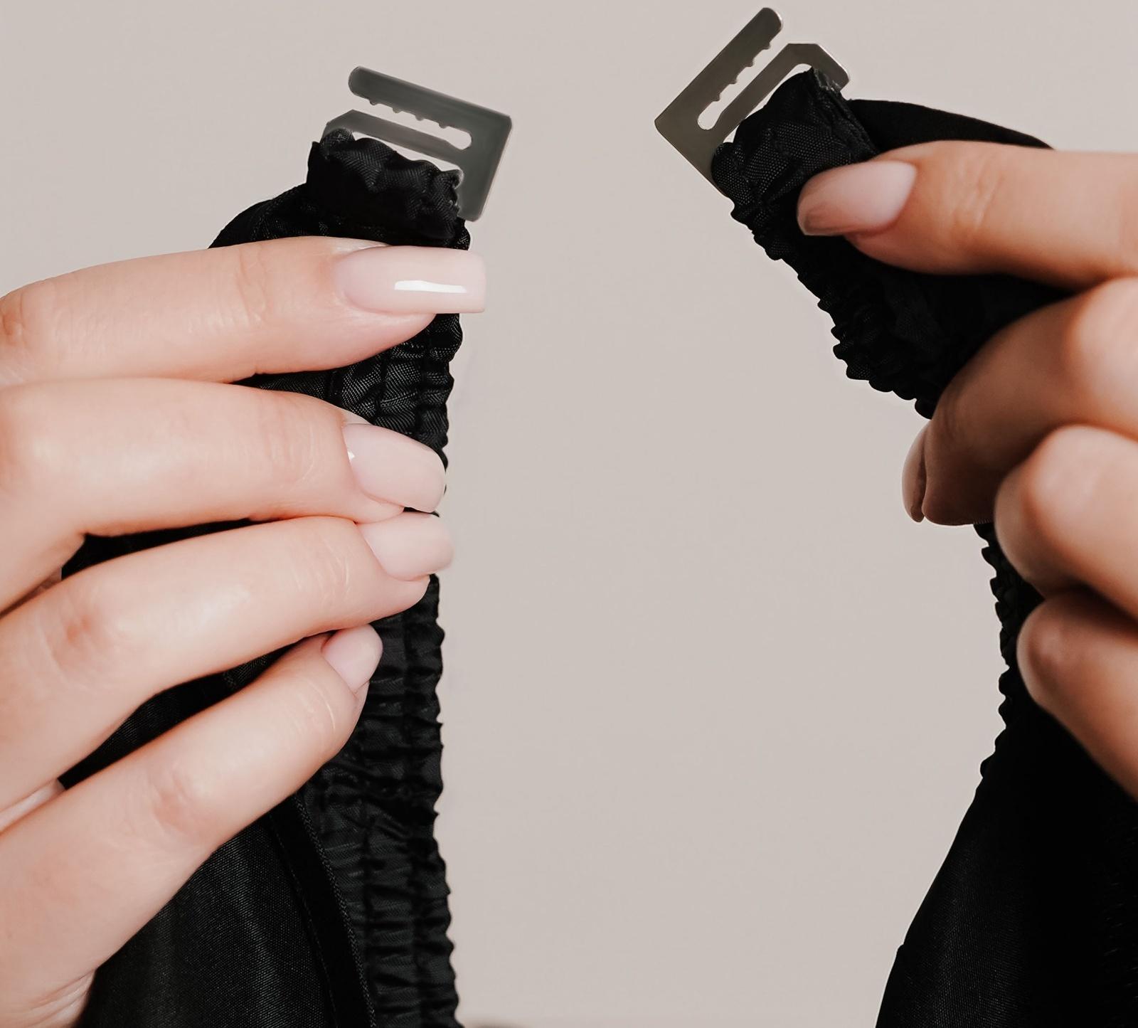 Пеньюар парикмахерский, с окном, цвет чёрный