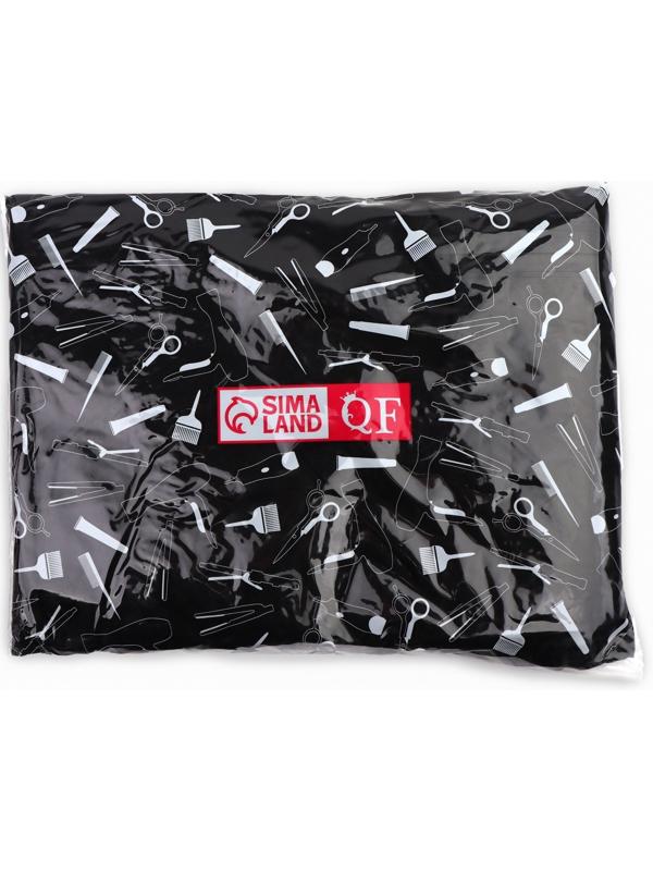 Пеньюар парикмахерский, с окном, цвет чёрный