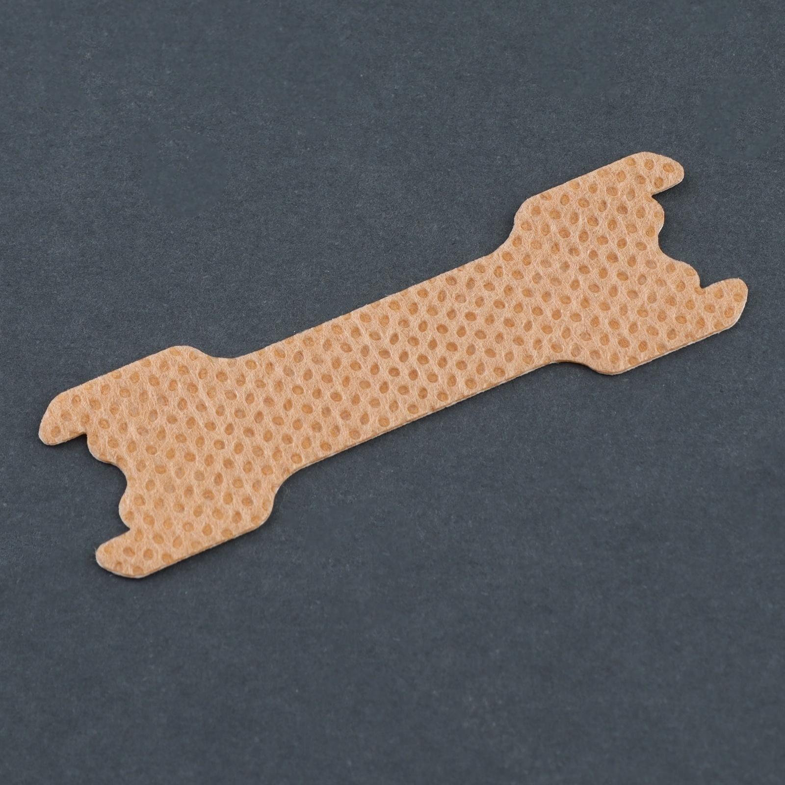 Пластина против храпа, набор - 10 шт, 5,5 × 1,6 см, на клеевой основе, цвет бежевый