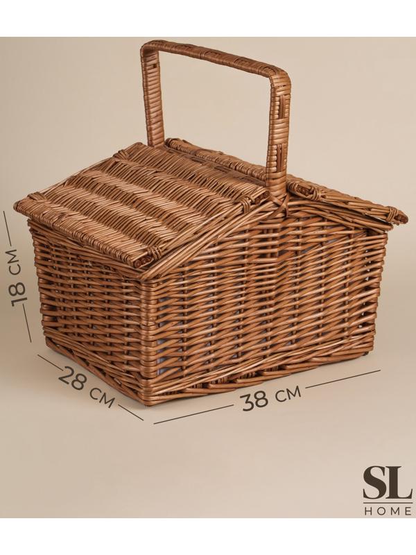 Корзина для пикника Sima-Land Home, 38 х 28 х 18 см