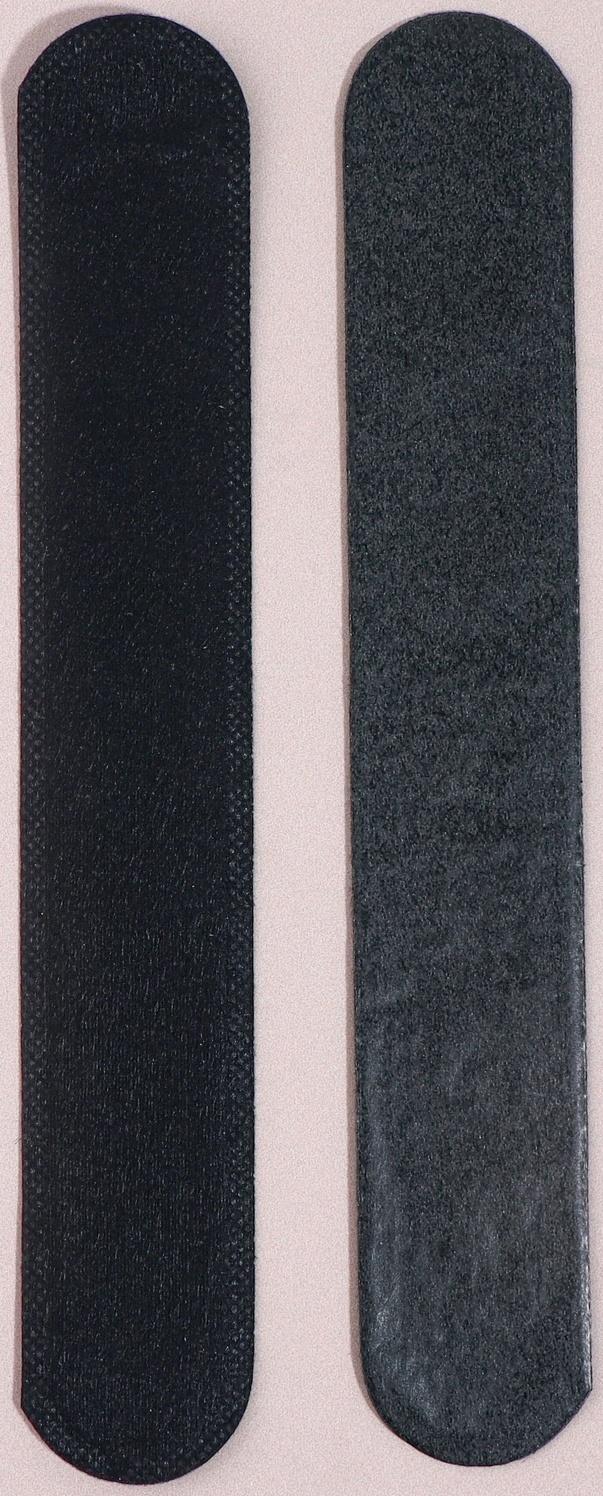 Защитные вкладыши от пота и загрязнений, набор - 10 шт, на клеевой основе, 24 × 3,7 × 0,1 см, цвет чёрный