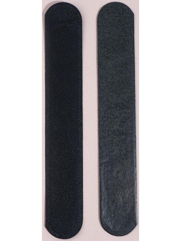 Защитные вкладыши от пота и загрязнений, набор - 10 шт, на клеевой основе, 24 × 3,7 × 0,1 см, цвет чёрный