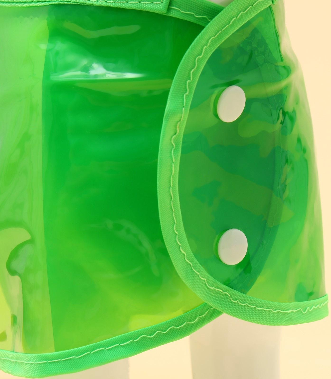 Дождевик для собак, размер S, зеленый