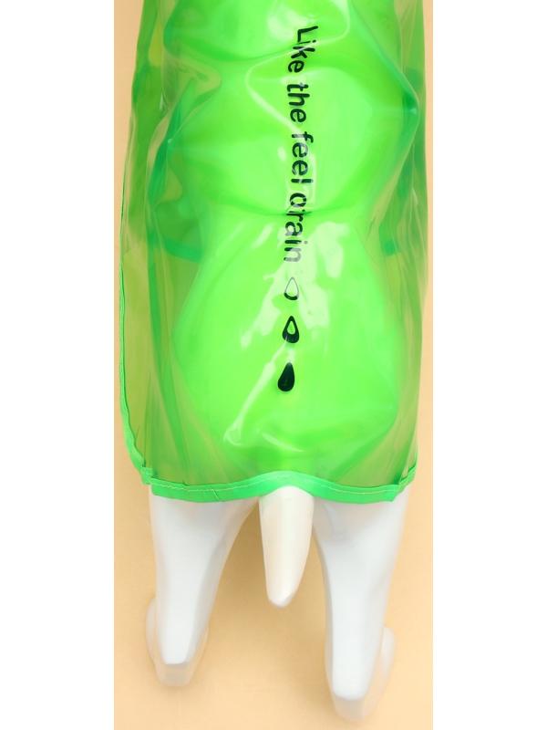 Дождевик для собак, размер S, зеленый