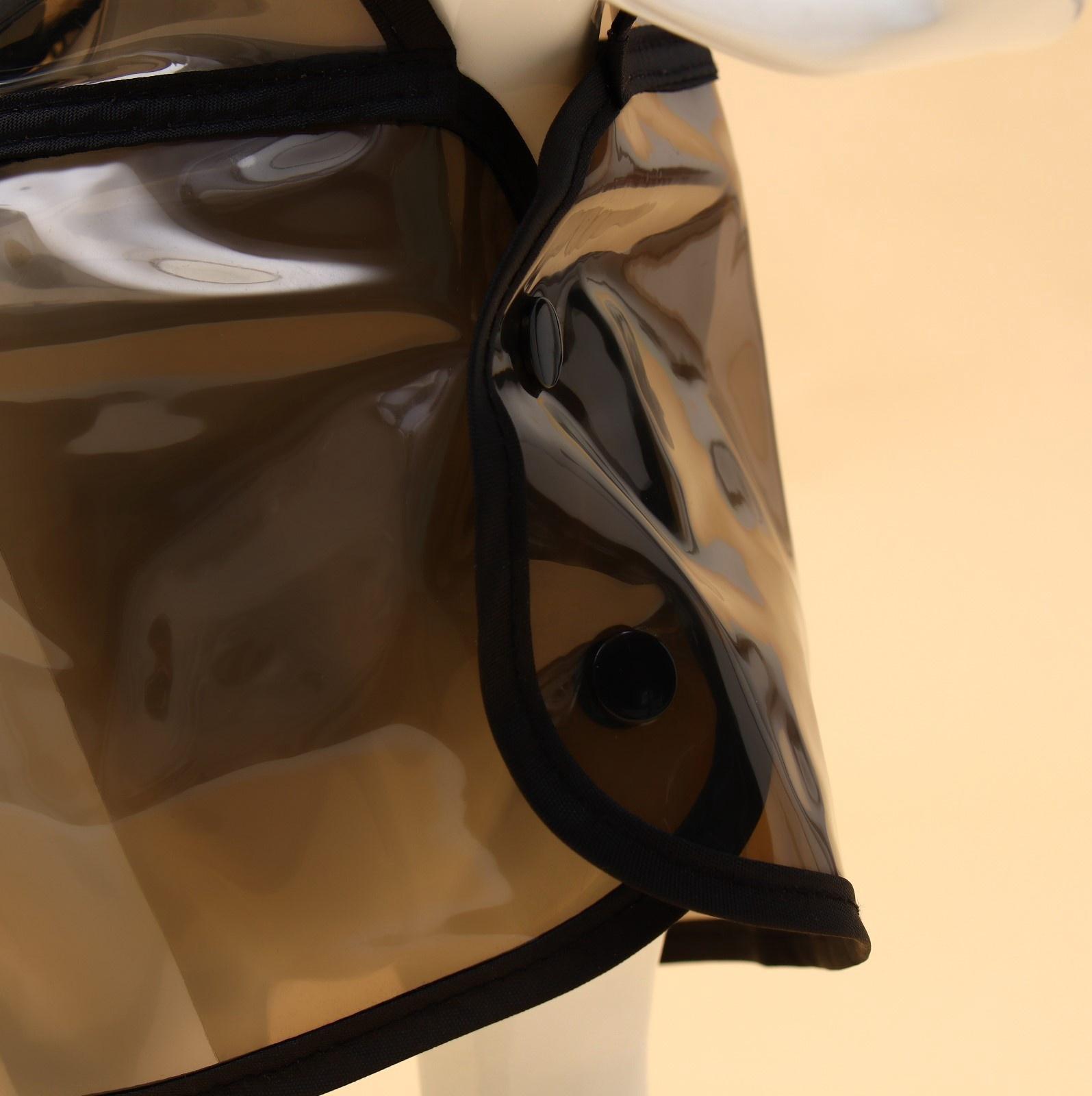 Дождевик для собак, размер M, чёрный