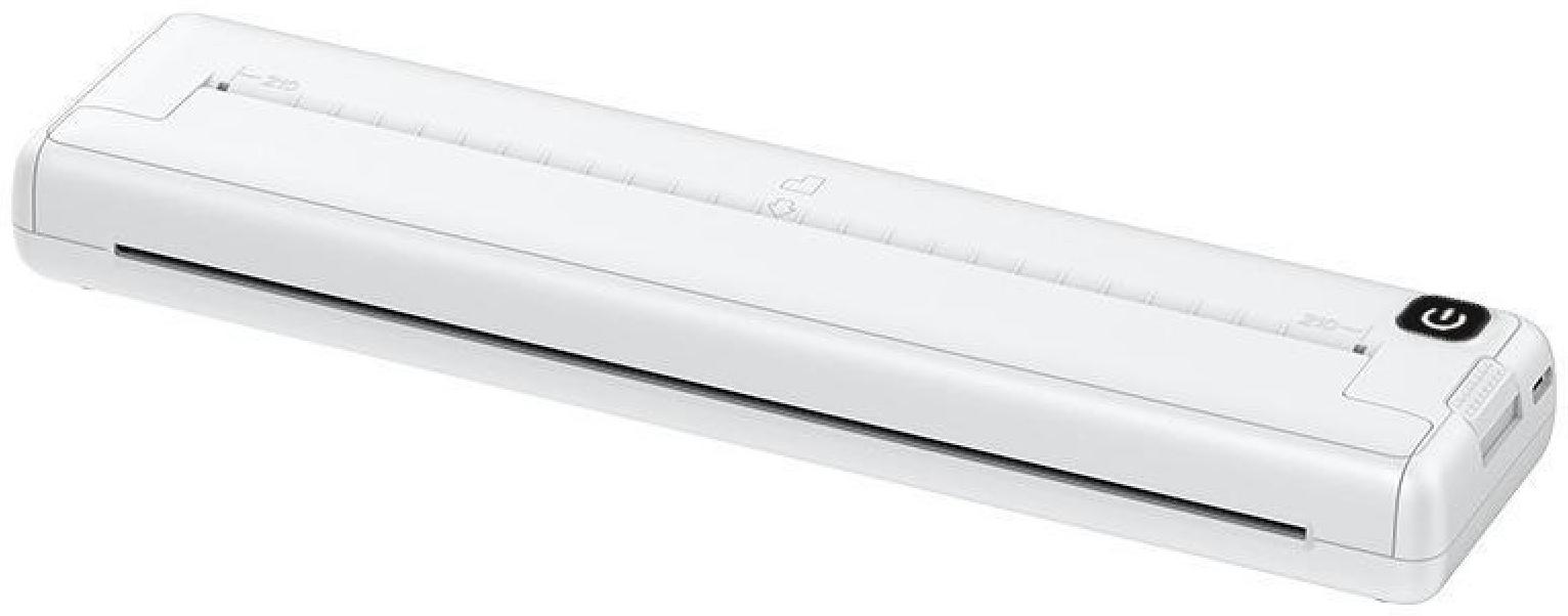 Портативный термопринтер LPR-04, для печати документов, стикеров, наклеек, 203 dpi,белый