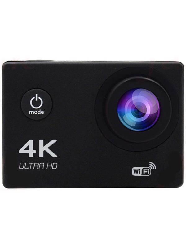 Экшн-камера Cam-16, 4K Ultra HD, 1920*1080 - 30 Fps, 900 мАч, аквабокс + набор креплений, чёрная