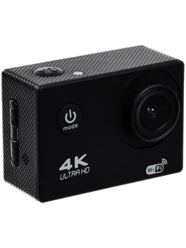 Экшн-камера Cam-16, 4K Ultra HD, 1920*1080 - 30 Fps, 900 мАч, аквабокс + набор креплений, чёрная