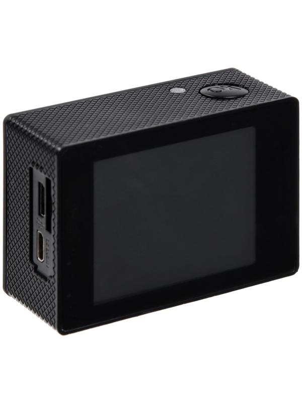 Экшн-камера Cam-16, 4K Ultra HD, 1920*1080 - 30 Fps, 900 мАч, аквабокс + набор креплений, чёрная